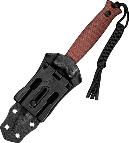 CIVIVI KNIFE PERFRICO FIXED 4.49" BUGUNDY G10/STRIPED BLD!