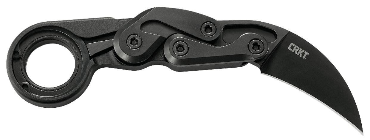 CRKT 4042 Provoke First Responder 2.41" Folding Plain Black TiN D2 Steel Blade/Black Aluminum Handle Includes Sheath