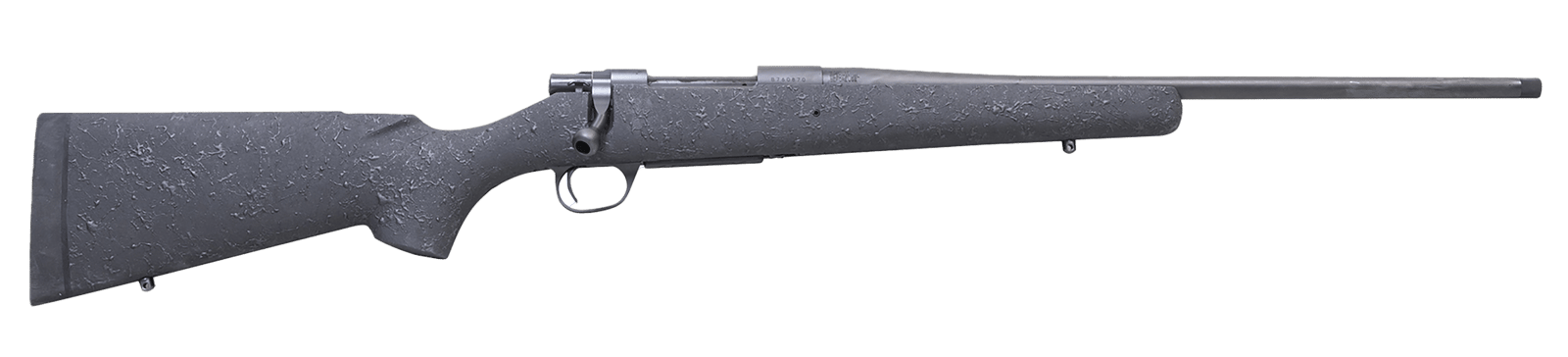 Howa HHSSL708BLK 1500 Superlite Gen2 Full Size 7mm-08 Rem 3+1 20" Black Threaded Barrel, Matte Blue Steel Drilled & Tapped Receiver, Black w/Black Webbing HS Precision Synthetic Stock, Right Hand
