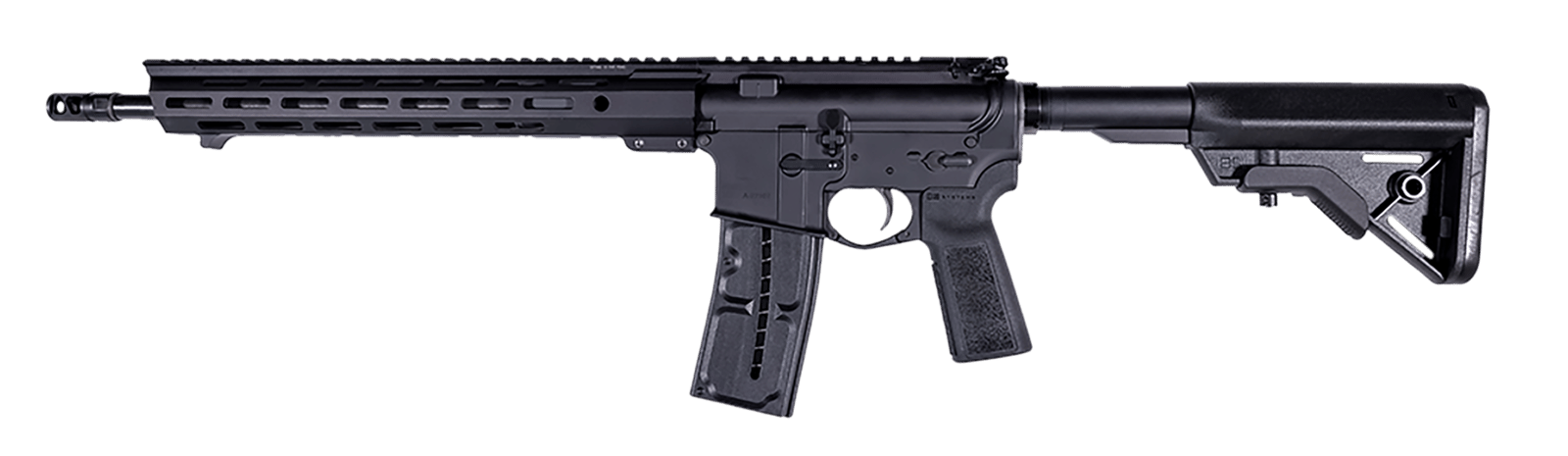 Franklin Armory 0010062BLK F17 L 17 WSM 10+1 16" Black Precision Barrel, Black Aluminum w/M-LOK & Picatinny Rail Receiver, Black Adjustable B5 Bravo Stock