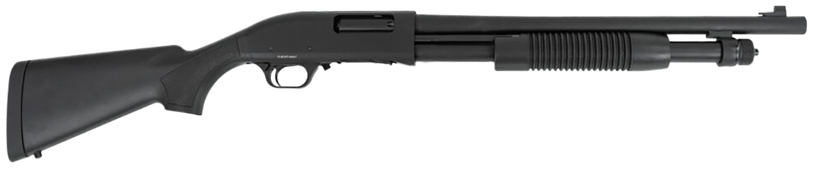 Tokarev USA 21000412 TX3 Hammer Full Size 12 Gauge Pump 3" 5+1 18.50" Black Chromate Cylinder Bore Barrel, Black Anodized Drilled & Tapped Receiver, Fixed Black Synthetic Stock