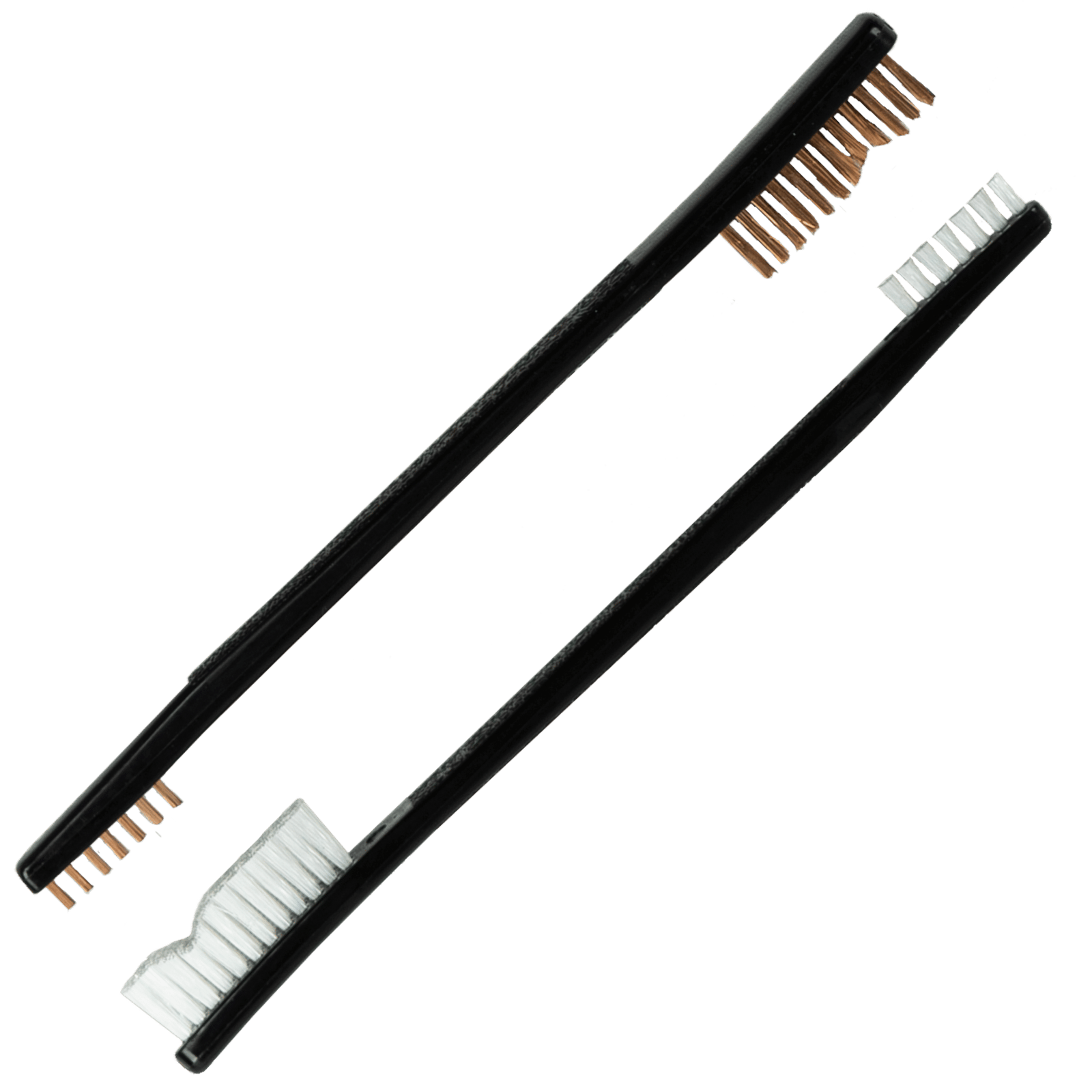KleenBore UT-COMBO Double End Brush Combo Set Bronze/Nylon Bristles 2 Pack