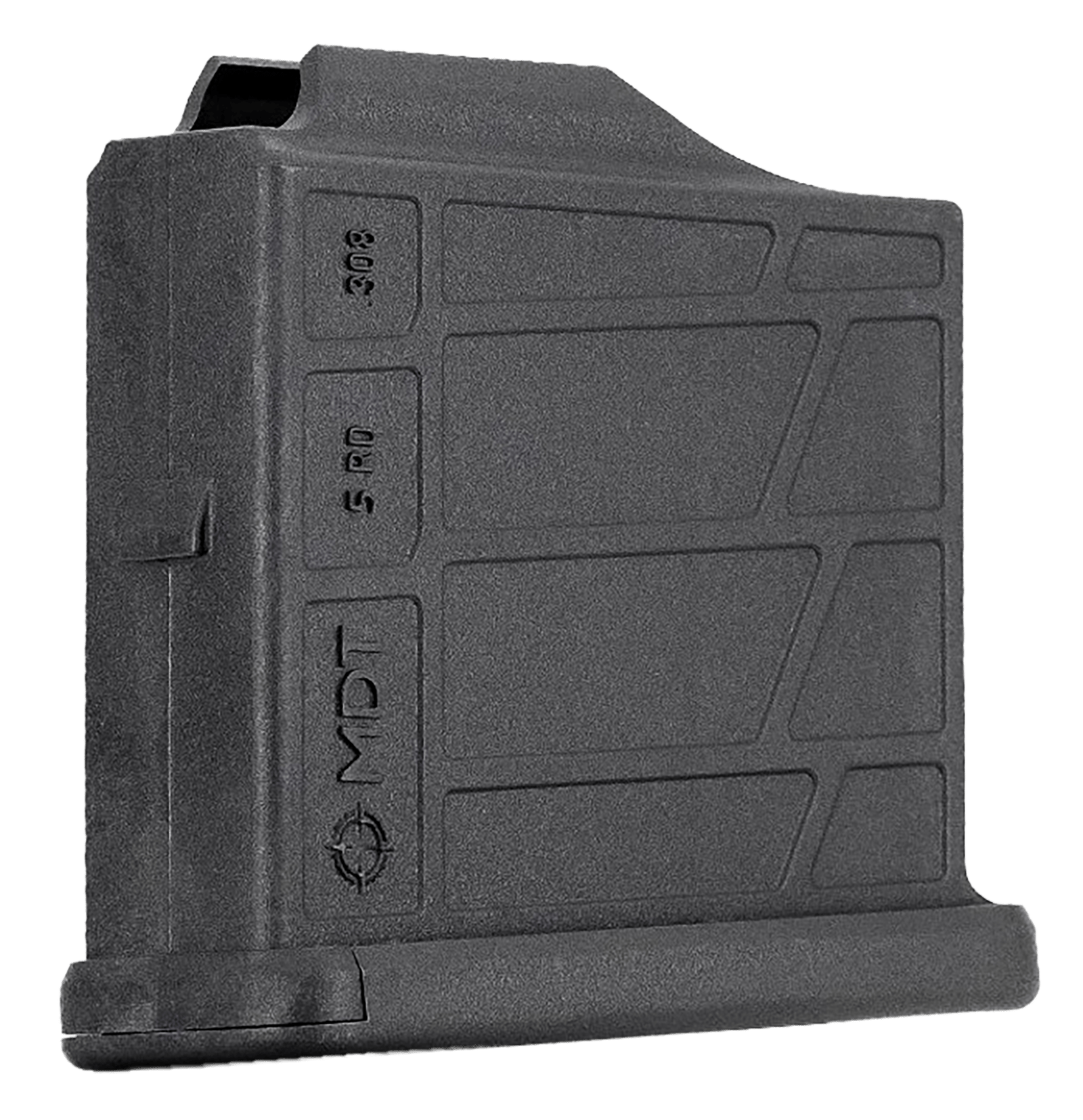 Mdt Sporting Goods Inc 105026BLK AICS Magazine  5rd Extended 6.5 Creedmoor/308 Win Short Action Black Polymer