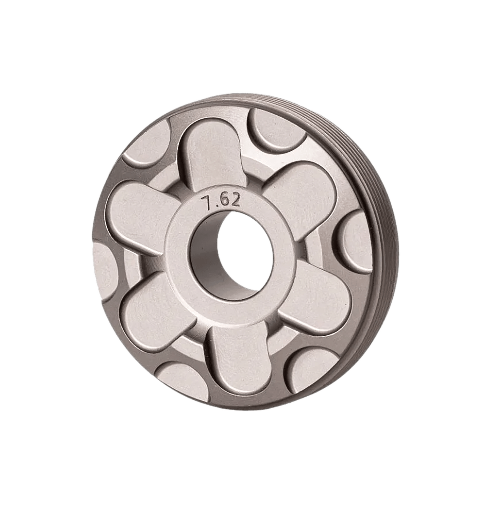 RUGGED SUPPRESSOR FC005 TI Front Cap  7.62mm Titanium/Teflon