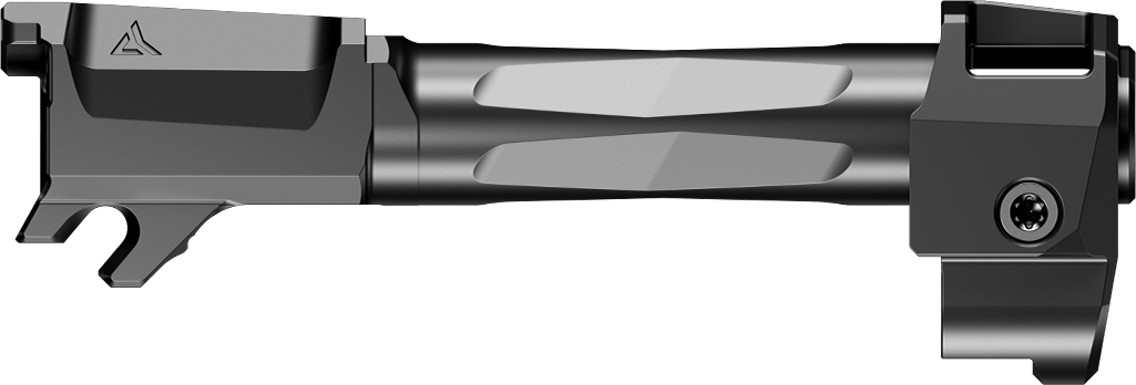 Radian Weapons R0876 Ramjet & Afterburner Combo 3.10" Gray PVD Stainless Steel, Fits Sig P365