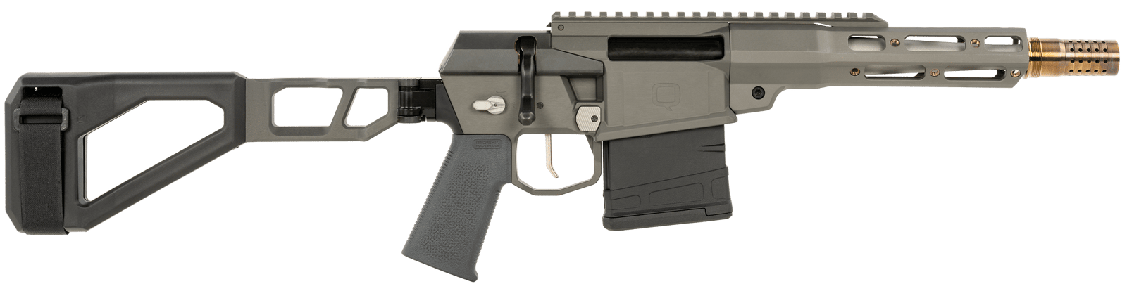 Q LLC FIX868INPISTOL The Fix  8.6 Blackout 30+1 8" Stainless Threaded Barrel Q-Sert Free-Float Handguards, Picatinny Rail Receiver, Black SBA3 Brace Black, Polymer Grips