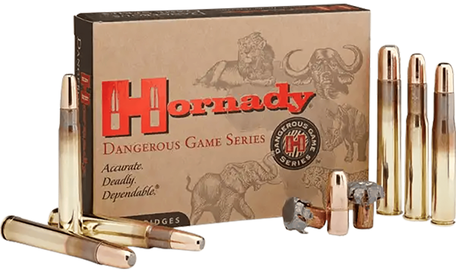 Hornady 82661 Dangerous Game  416Rigby 400gr DGX Bonded 20 Per Box/6 Case