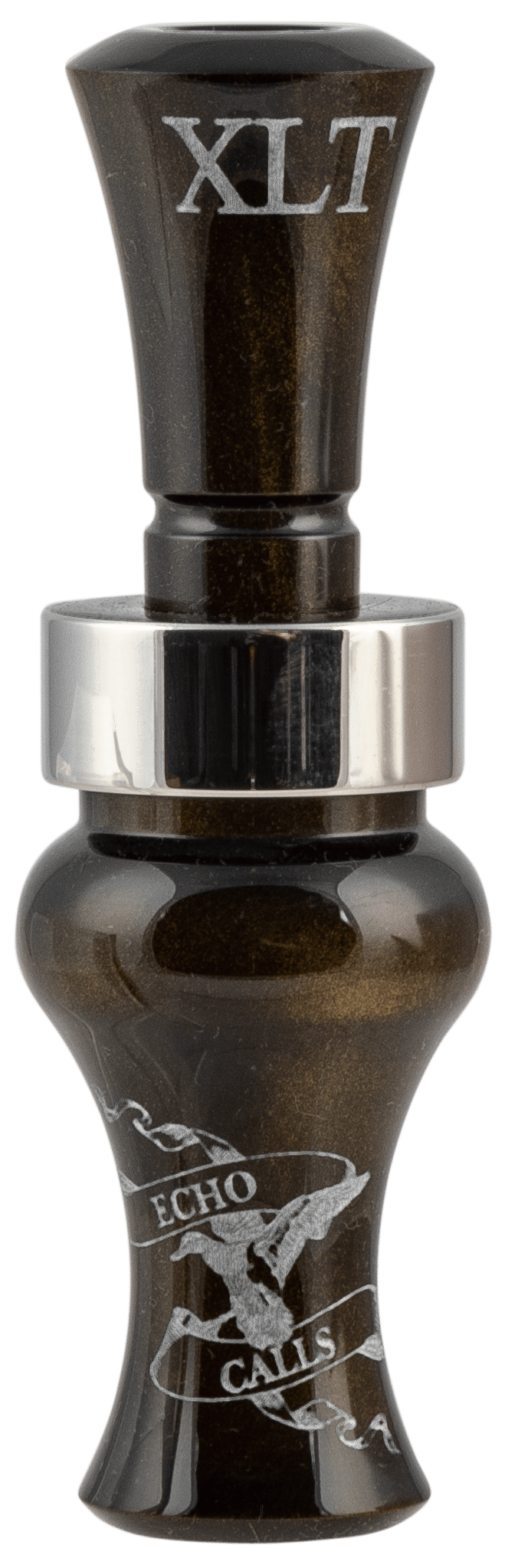 Echo Calls 78900 XLT  Single Reed Mallard Sounds Attracts Ducks Black Gold Pearl Acrylic
