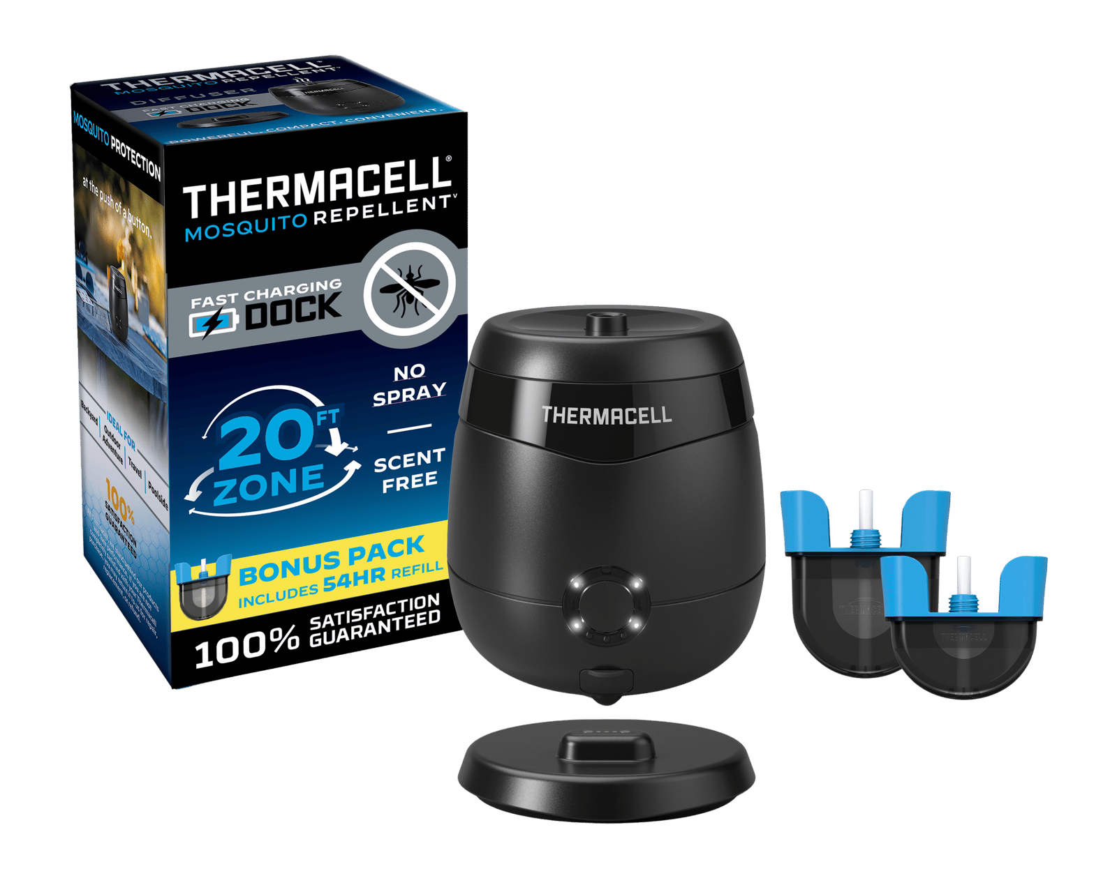 THER E65X       RECHARGEABLE MOS REP W/DOCK STATN