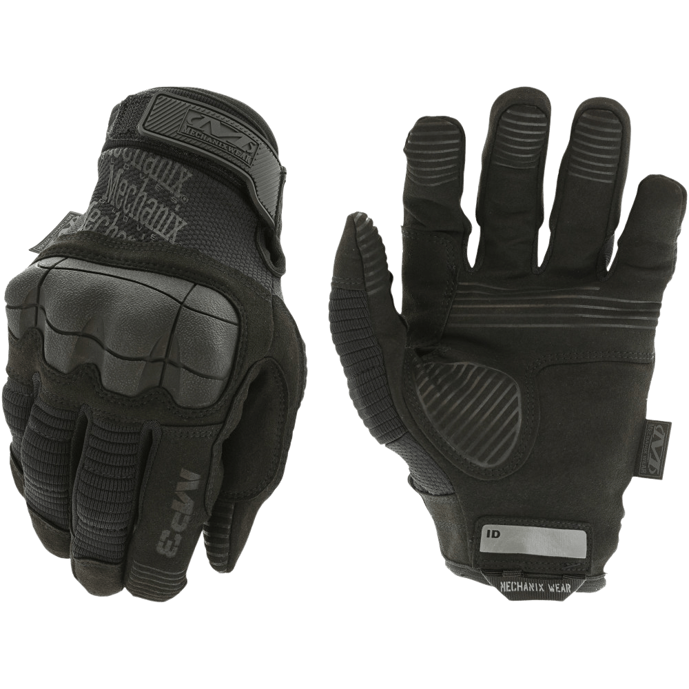 Mechanix Wear MP355011 M-Pact 3  Black Synthetic Leather XL Velcro Closure