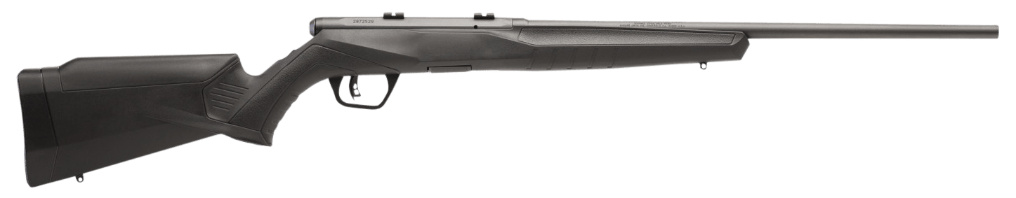 Savage Arms 70840 B17 F Compact 17 HMR 10+1 18" Matte Black Button Rifled Barrel, Matte Black Drilled & Tapped Carbon Steel Receiver, Matte Black Fixed Synthetic Stock, Left Hand