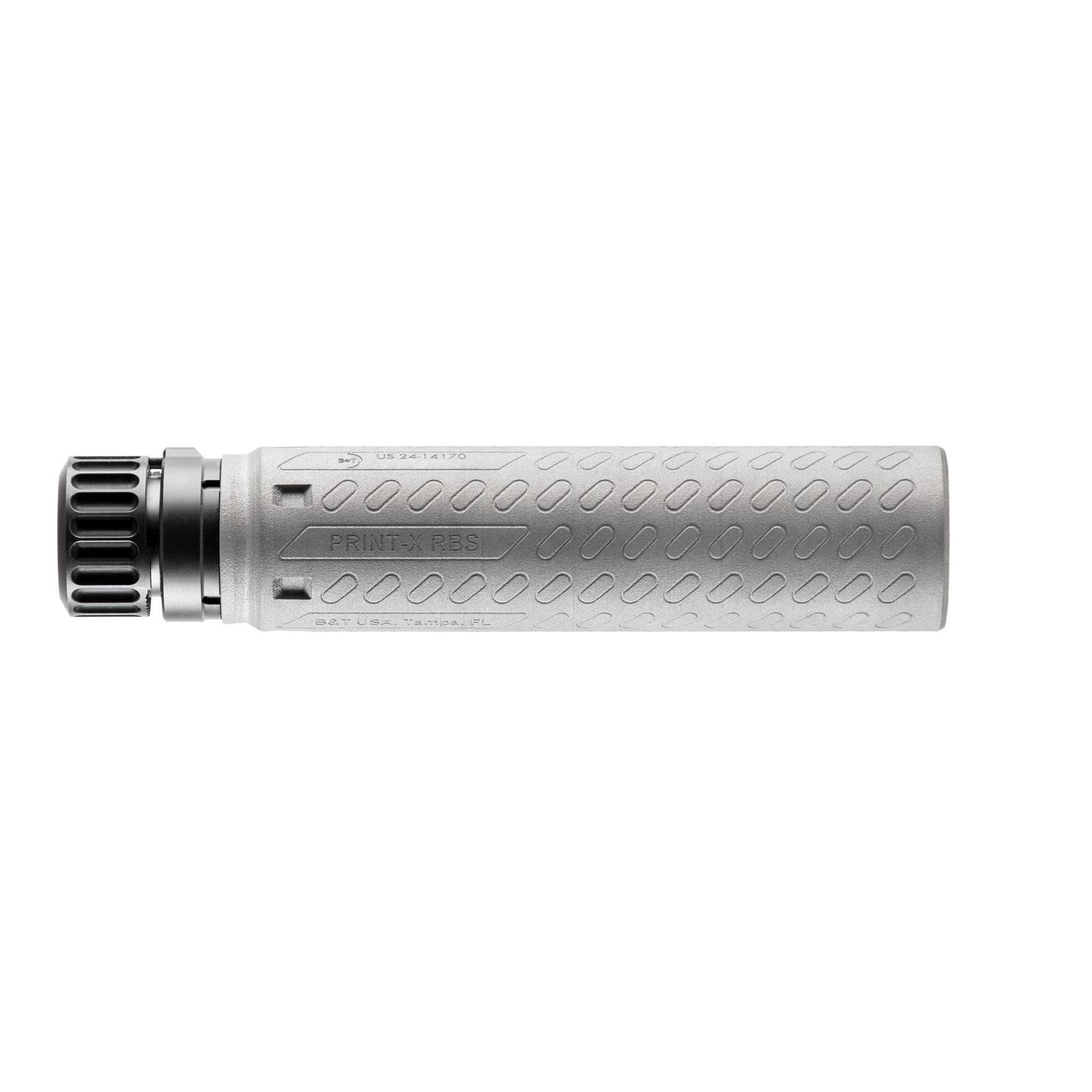 B&T X-762 RBS Full Size Suppressor 7.62/.308 Win 718 Inconel Rotex-SF Adapter Grey