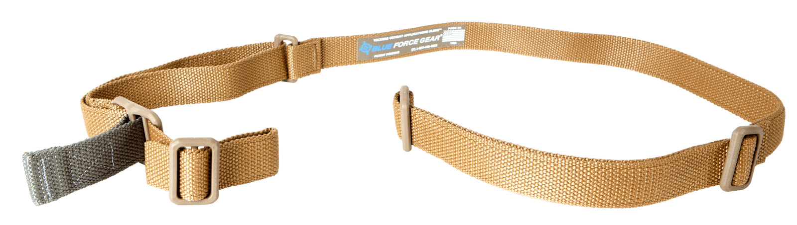 Blue Force Gear VCAS125OACB Vickers  Coyote Tan Cordura Two-Point Rifle Carbine