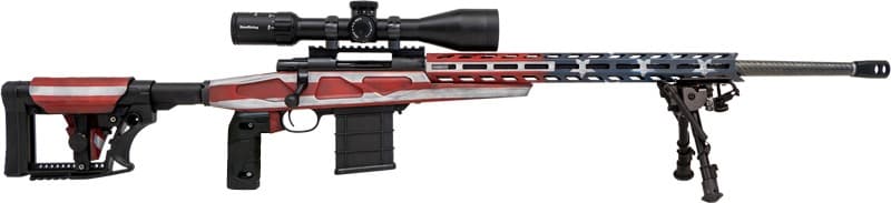 HOWA FLAG CHASSIS 308 USA FLG WIN 24" THREADED W/SCOPE
