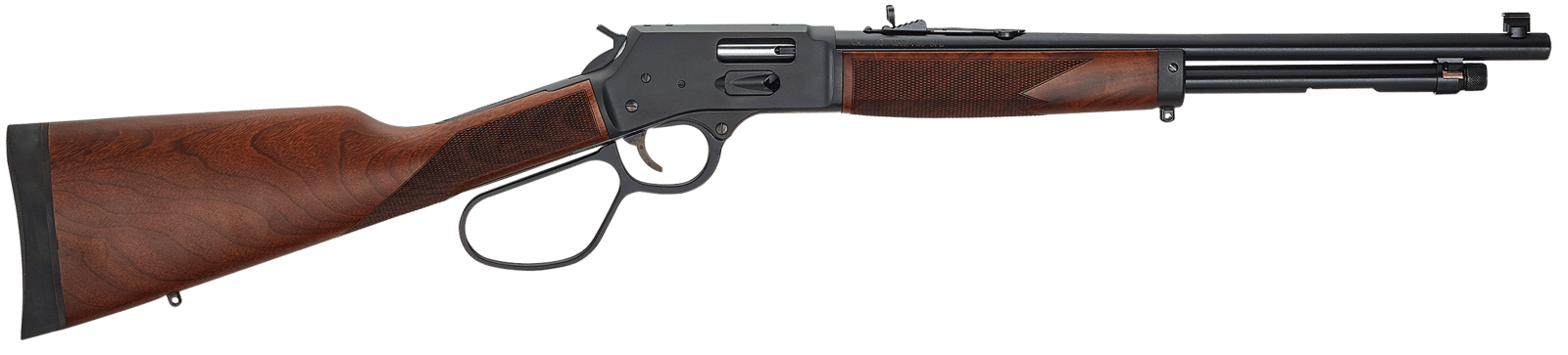 Henry H012GR Big Boy Carbine Side Gate Full Size 44 Mag 7+1 16.50" Blued Steel Barrel, Blued Steel Receiver, American Walnut Wood Stock Right Hand