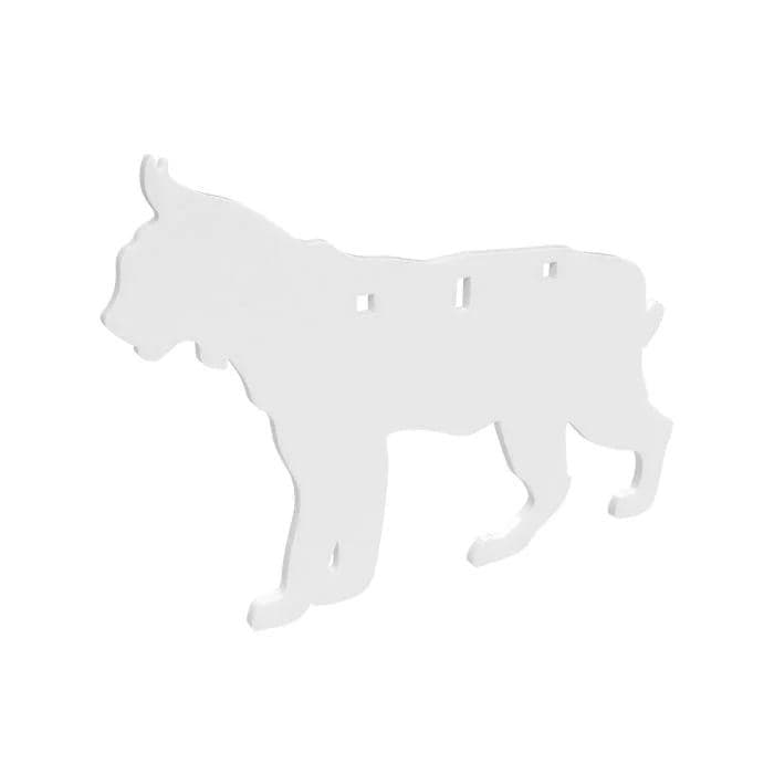 Birchwood Casey AR500 3/8" Steel 1 Hole Animal Silhouette Target - Bobcat 1/ct