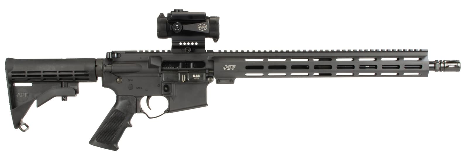 APF GUARDIAN 5.56 BLK 16 MLOK M4 30RD OPTICS
