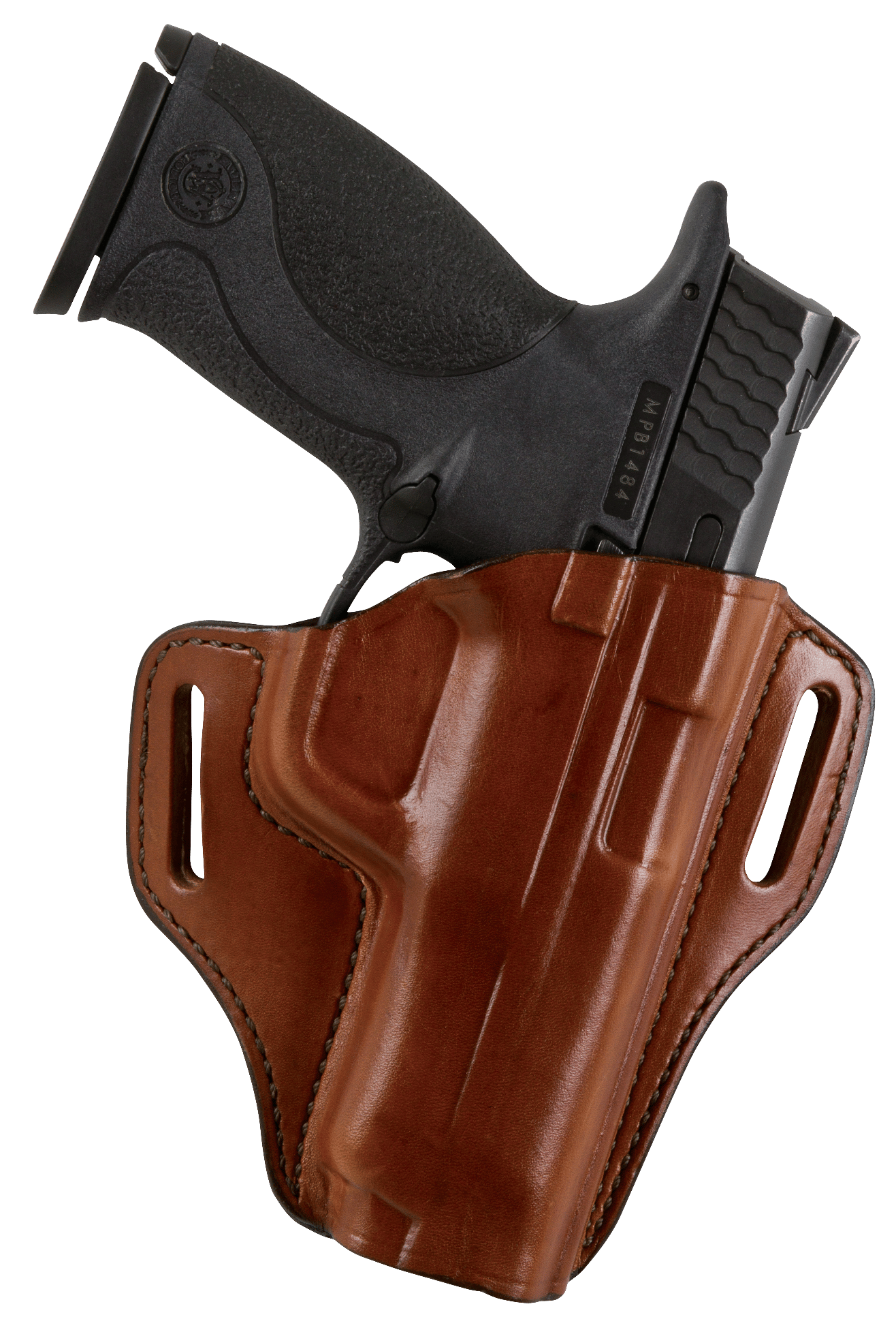 Bianchi 25052 57 Remedy  OWB Size 01 Tan Leather Belt Slide Fits S&W J Frame Fits S&W 36 Fits S&W 640 Right Hand