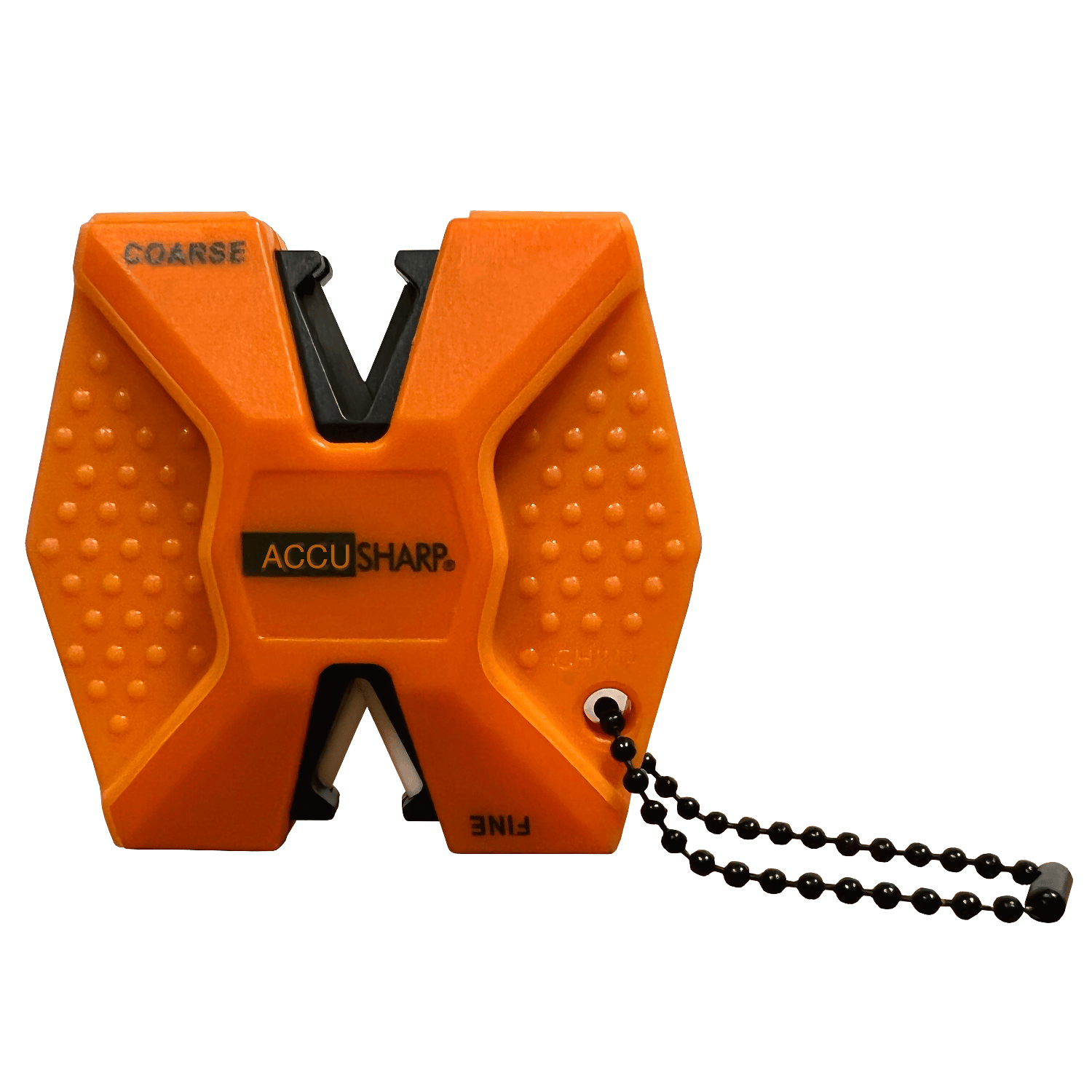 AccuSharp 344C 2-Step Knife Sharpener Hand Held Diamond Tungsten Carbide Sharpener Coarse/Fine Blaze Orange