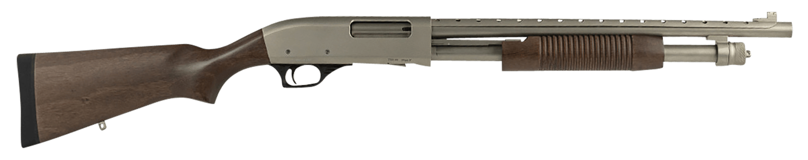 Tokarev USA 21000409 TX3  12 Gauge 18.50" 3" 5+1, Nickel Metal Finish, Turkish Walnut Stock, Fiber Optic & Ghost Ring Sight (Accepts Mossberg 590 Furniture)
