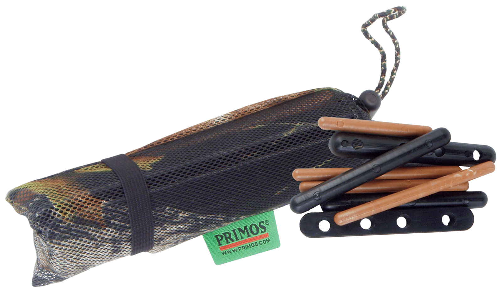 Primos 730 Rattling System Big Buck Bag Attracts Deer Black/Brown Wood