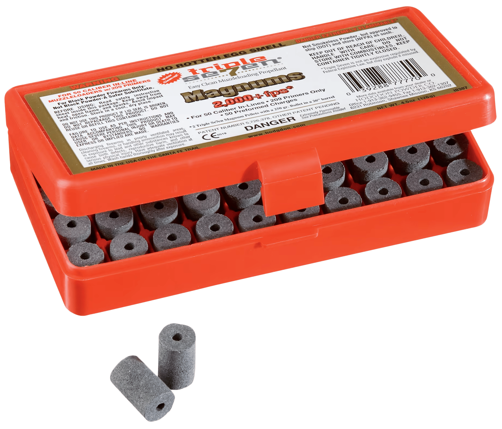 Hodgdon T7MAG Triple Seven Magnum Pellets 50 gr 50 Per Box/12 Boxes Per Case