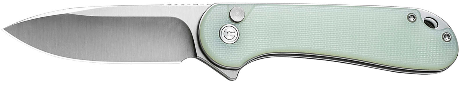 Civivi Knives C18062P-2 Elementum II  EDC 2.96" Folding Drop Point Plain Satin Nitro-V Steel Blade, Natural G10 Handle
