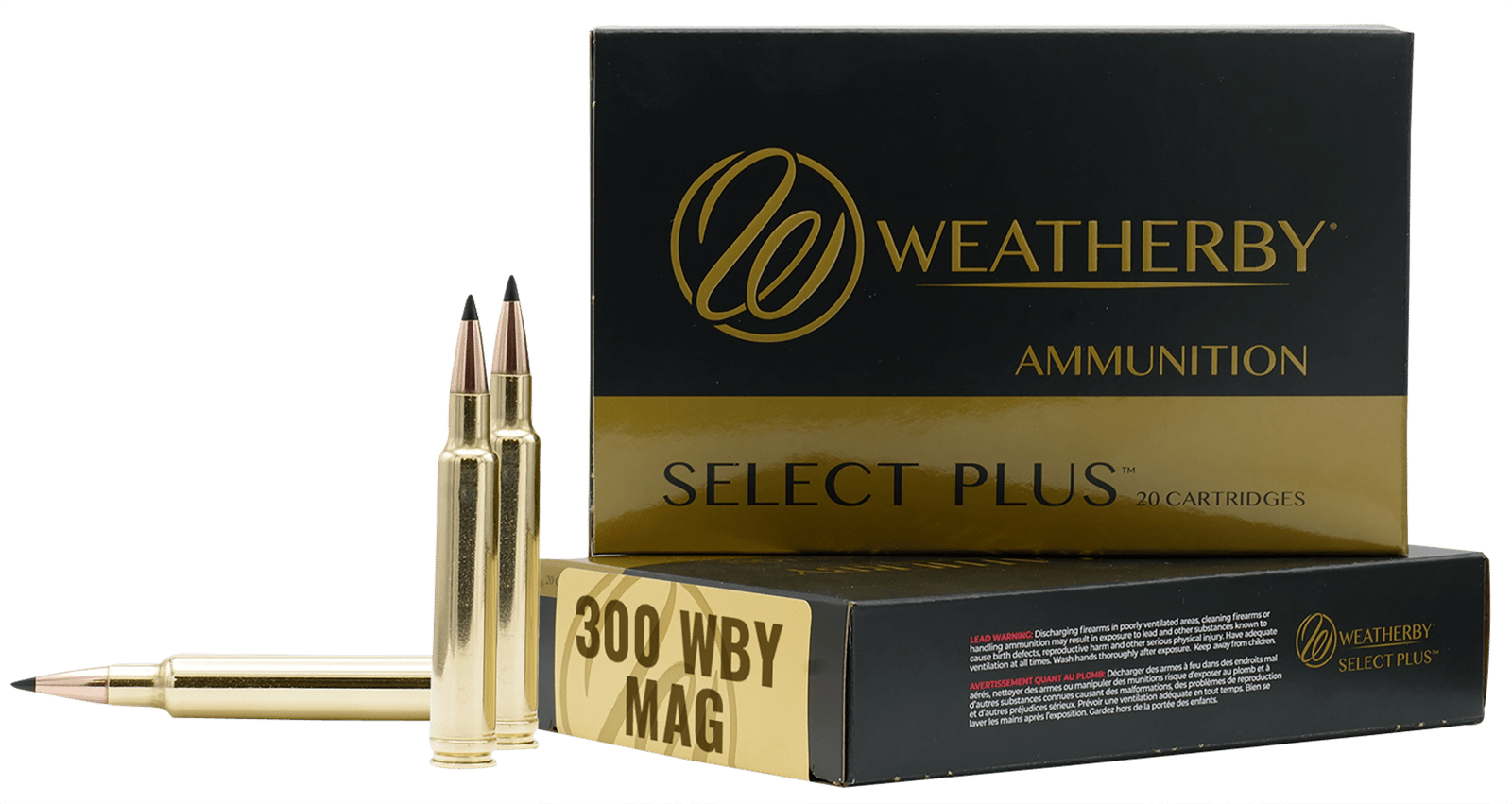 Weatherby B300180TTSX Select Plus  300WthbyMag 180gr Barnes Tipped TSX Lead Free 20 Per Box/10 Case