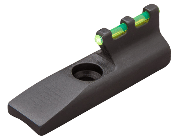 TruGlo TG965G Front Sight  Green Fiber Optic Front/Black Frame Fits Browning Buck Mark Fits Ruger MK II/MK III/MK IV, 22/45, Front Post Screw Mount