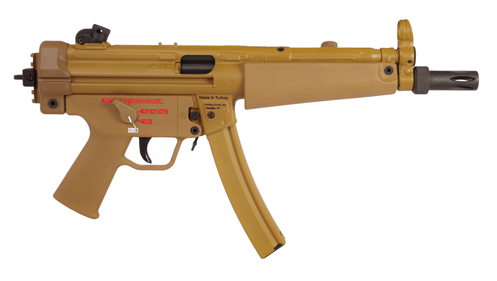 CIA HG6034GB-N AP5 RAL8000 9MM 8.9" 30R FDE