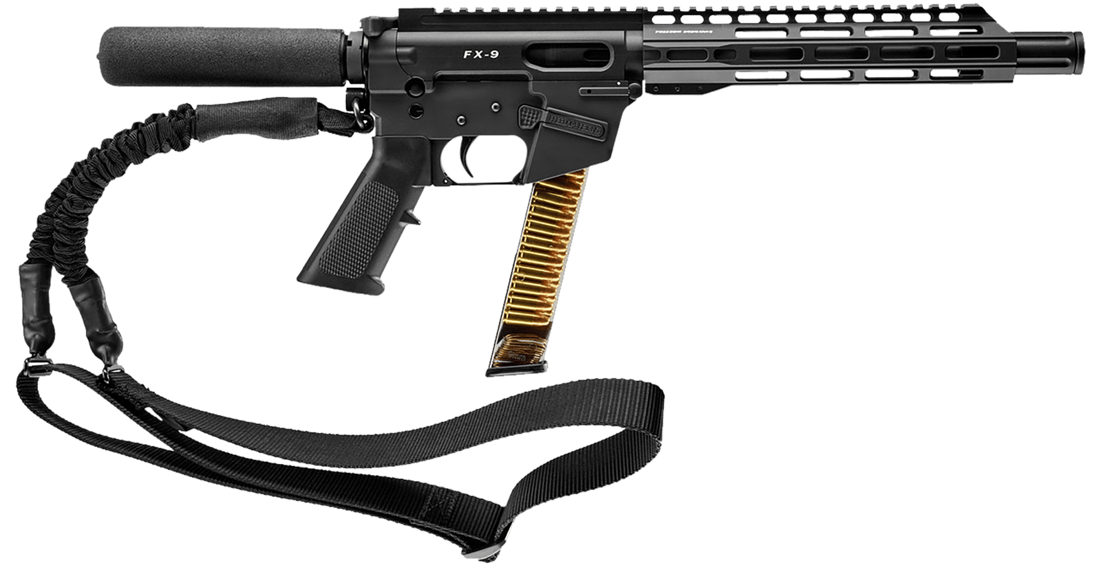 FREEDOM ORDNANCE FX9P10T FX9  9mm Luger 31+1 10" Black Nitride Stainless Steel Barrel, M-LOK Handguard, Black Anodized Aluminum Picatinny Rail Receiver, Black Pistol Tube, AR15 Grip, Right Hand