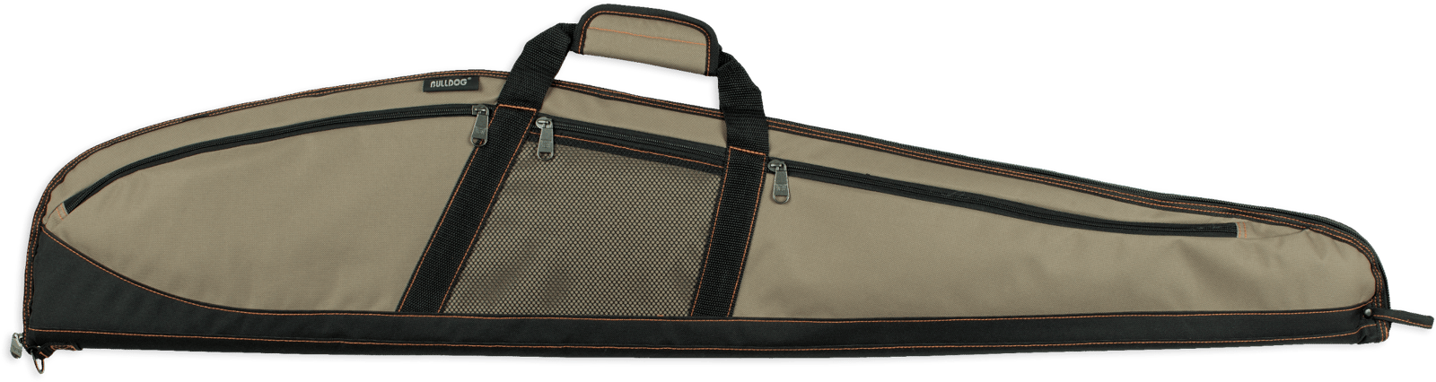 Bulldog BD221 Plus Rifle Case 48" Khaki with Black Trim Water-Resistant Nylon
