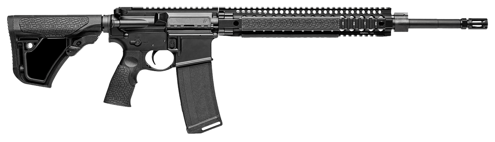 Daniel Defense 0214213175047 DDM4 MK12 SPR 5.56x45mm NATO 18" 20+1 Black Hard Coat Anodized 6 Position w/SoftTouch Overmolding Stock