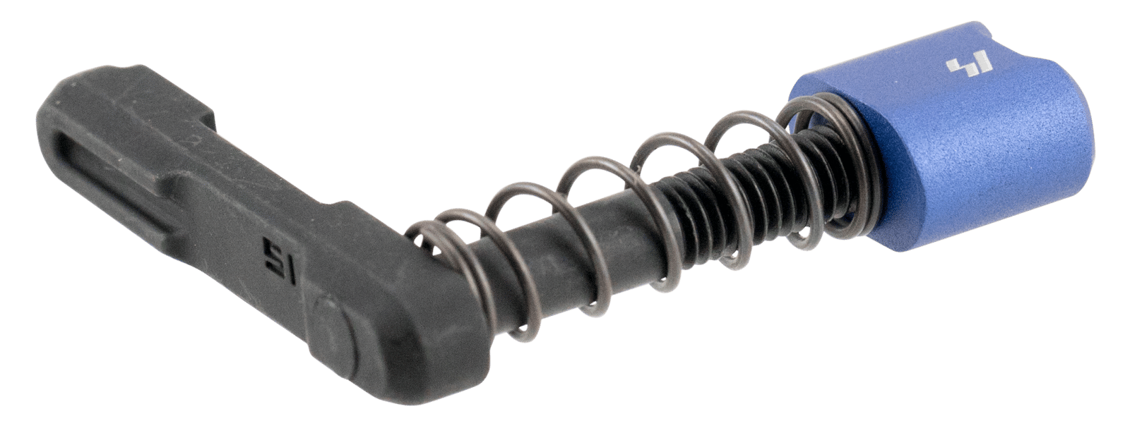 Strike Industries ARSMCBLU Magazine Catch Magazine Catch made of Black Steel with Blue 6061-T6 Aluminum Release Button for AR-Platform