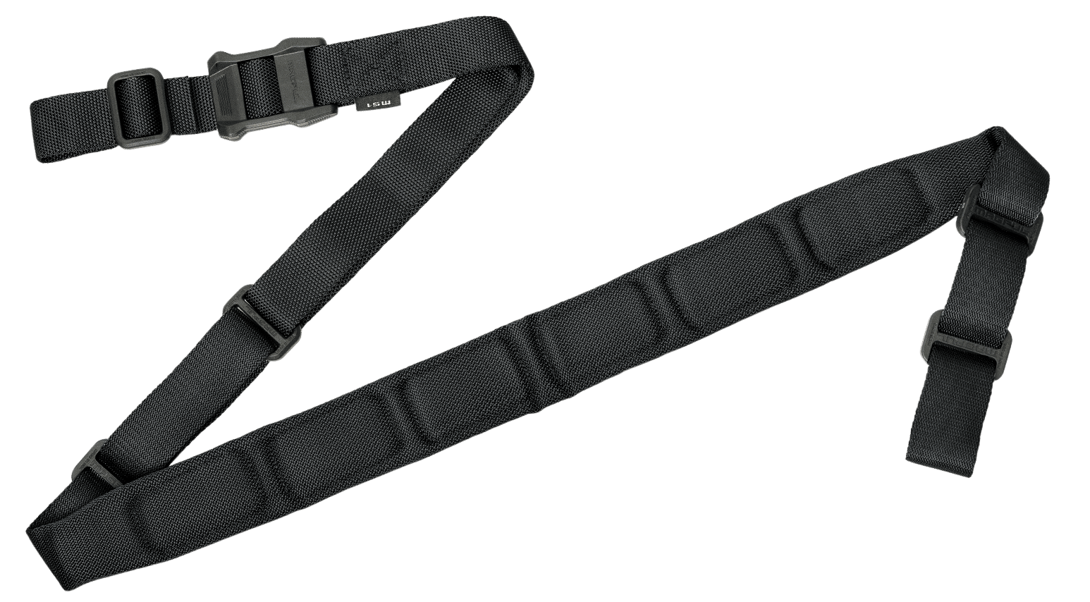 Magpul MAG545BLK MS1 Sling Black Nylon 48"-60" OAL Padded Two-Point Rifle