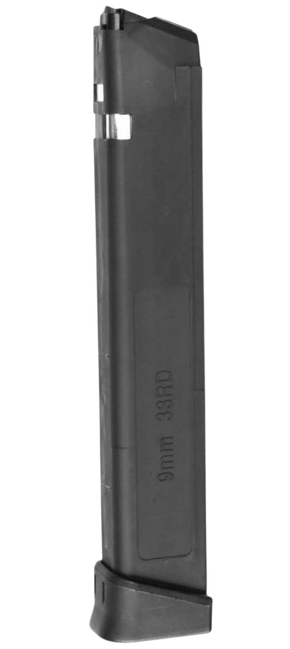 Global Ordnance LLC 850003223063 Global Ordnance  Black 33rd 9mm Luger Glock Style