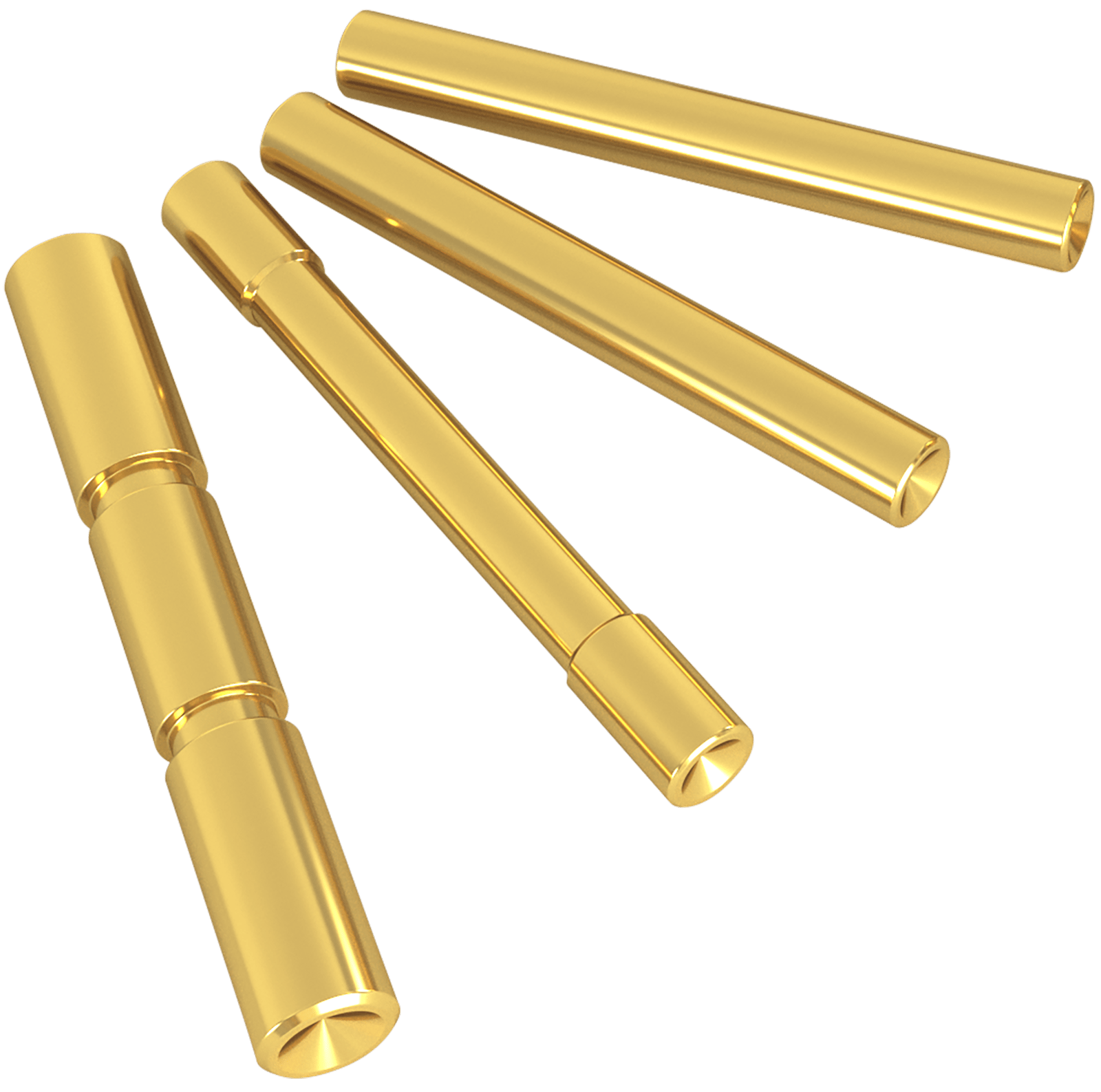 Cross Armory CRG4PSGD 4 Pin Set Dimpled Compatible w/Glock Gen4 Gold 4140 Steel Pistol