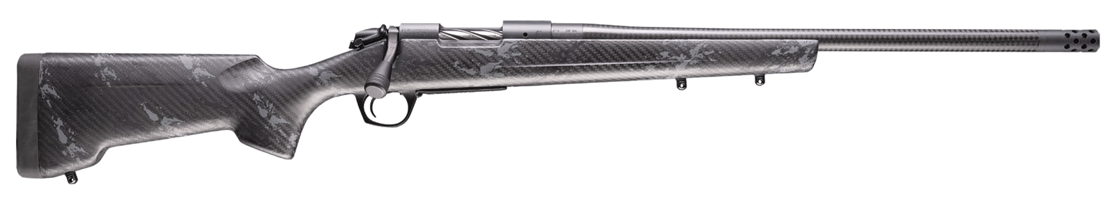 Bergara Rifles B14S1204CF B-14 Cima CF 22-250 Rem 4+1 20" CURE Carbon Fiber Barrel, Sniper Gray Cerakote Receiver, RTM Sporter Carbon Fiber Stock