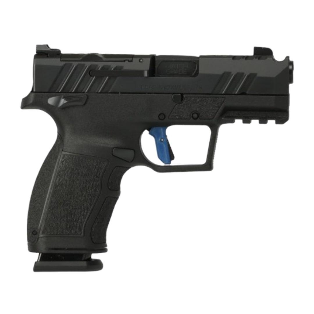 SDS Arms Tisas PX-9 Carry Comp Handgun 9mm Luger 18(1)&20(1)rd Magazines 3.5'' Barrel Black Thumb Safety