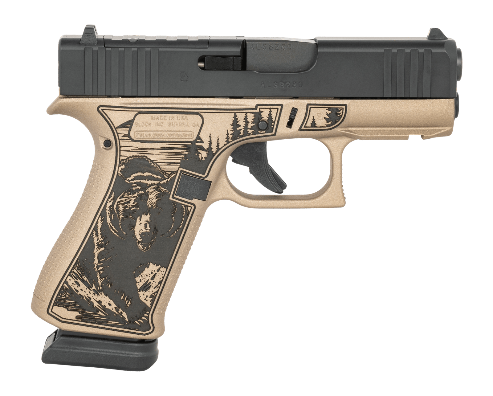Glock UX4350204NR15ORKODK G43X 9mm Luger 15+1 3.41" Steel Serrated Slide Ambidextrous