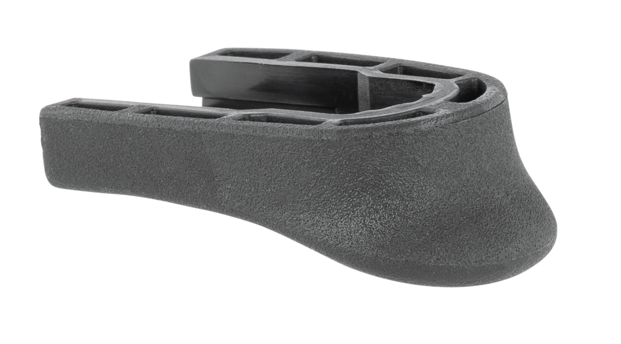 Pearce Grip PG9EZ Grip Extension  made of Polymer with Black Finish & 1/2" Gripping Surface for 9mm Luger S&W M&P Shield EZ