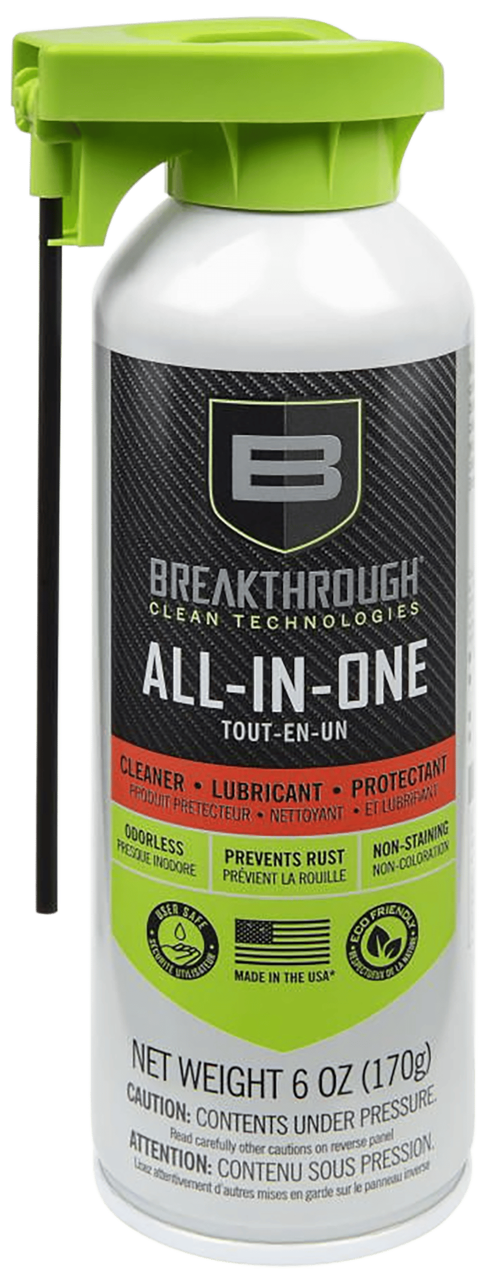 Breakthrough Clean BTACLP6OZ All-In-One Gun Care Aerosol 6 oz