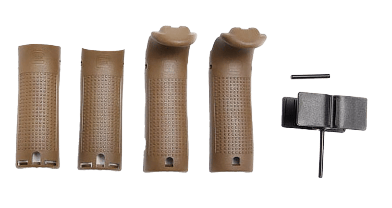 Glock 30870  Backstrap/Beavertail Set Dark Earth Polymer
