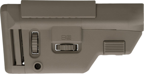 B5 Systems CPS1305 Precision  FDE Synthetic Adjustable with Cheek Riser Fits AR-Platform