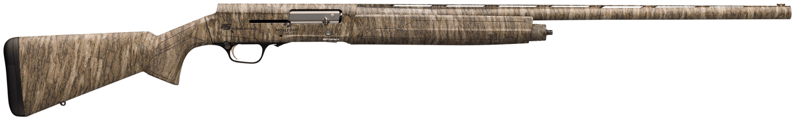 Browning 0118255004 A5 Sweet Sixteen 16 Gauge 2.75" 4+1 28", Mossy Oak Bottomland, Fiber Optic Sight, 3 Chokes Included