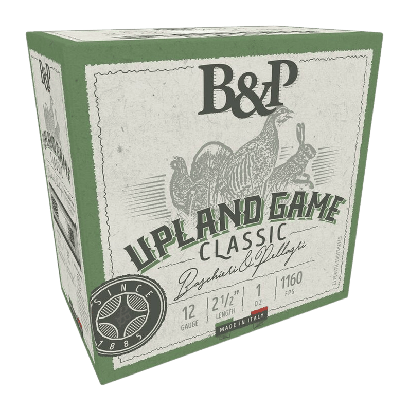 B&p Ammunition 12B1UP8 Upland Game Classic 12Gauge 2.50" 1oz 8Shot 25 Per Box/10 Case