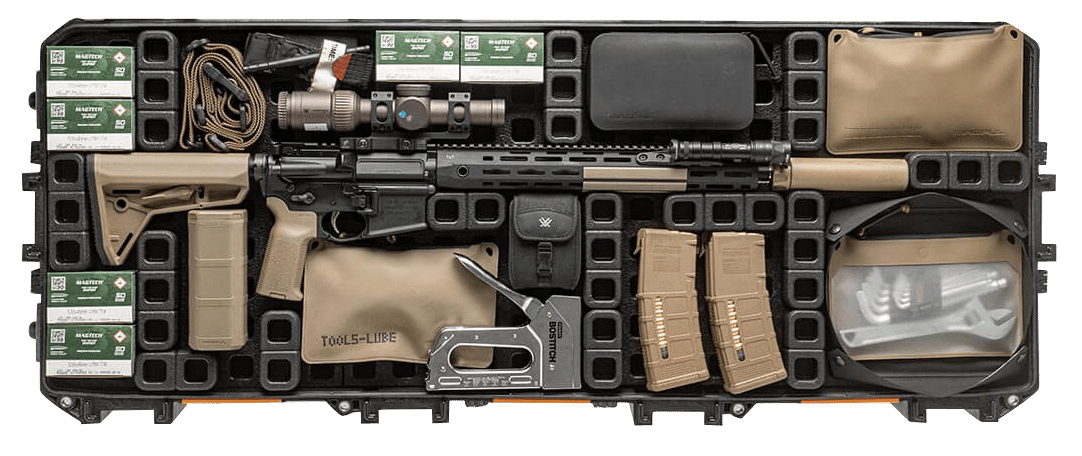 Magpul MAG1301-BLK DAKA Grid Organizer Black Polypropylene for Pelican 730 Vault Tactical Rifle Case