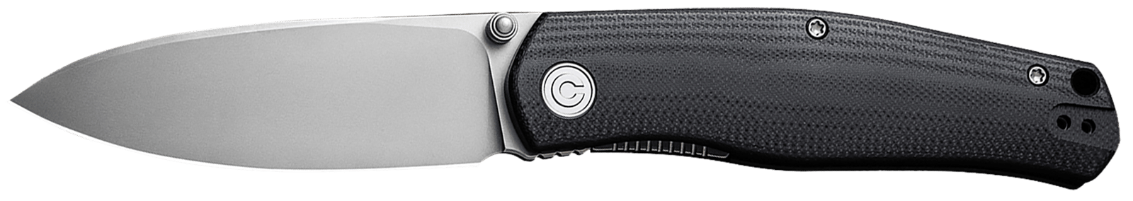 Civivi Knives C22007-1 Sokoke  EDC 3.35" Folding Drop Point Plain Bead Blasted 14C28N Steel Blade, Black G10 Handle