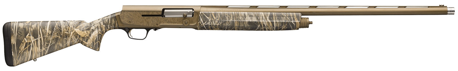Browning 0119112005 A5 Wicked Wing 12 Gauge 26" Barrel 3.5" 4+1,  Burnt Bronze Cerakote/Rec, Realtree Max-7 Camo Synthetic Stock With Close Radius Pistol Grip