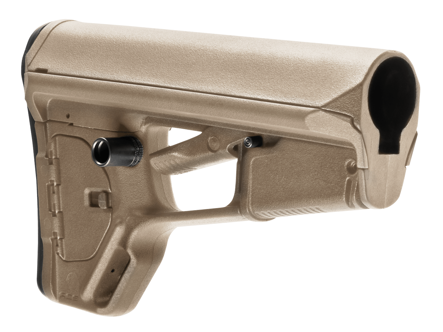 Magpul MAG378-FDE ACS-L Carbine Stock Flat Dark Earth Synthetic for AR-15, M16, M4 with Mil-Spec Tube (Tube Not Included)